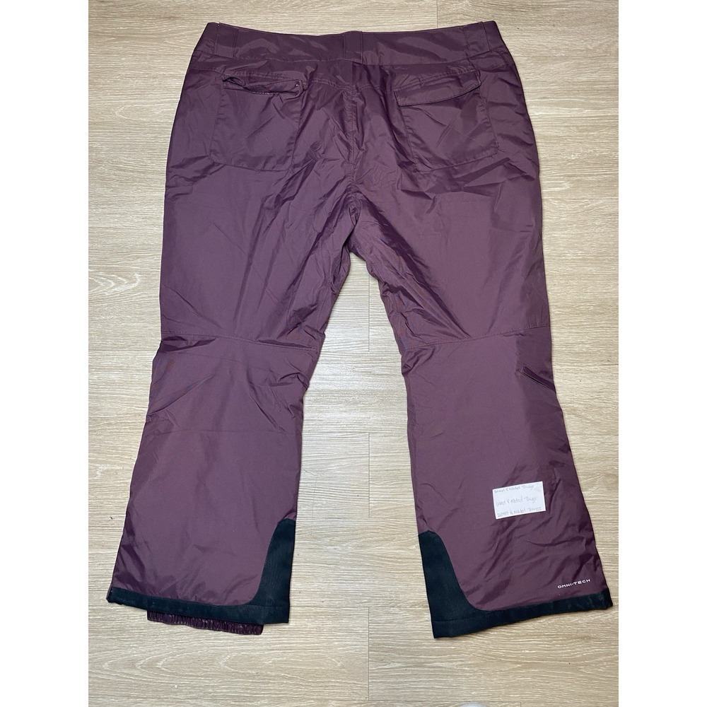 *NWT Columbia Women Size 3X Regular Bugaboo II Pant Purple Plum Snow Pants $120 - Picture 10 of 16